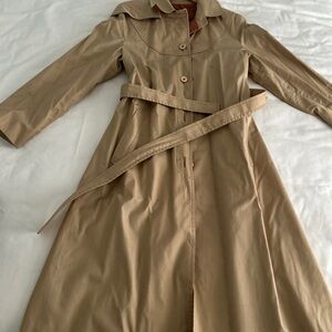 Chic Tan Belted Trench Coat